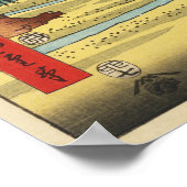 Shinagawa, Japan: Oude Utagawa-houtsnede Poster (Hoek)