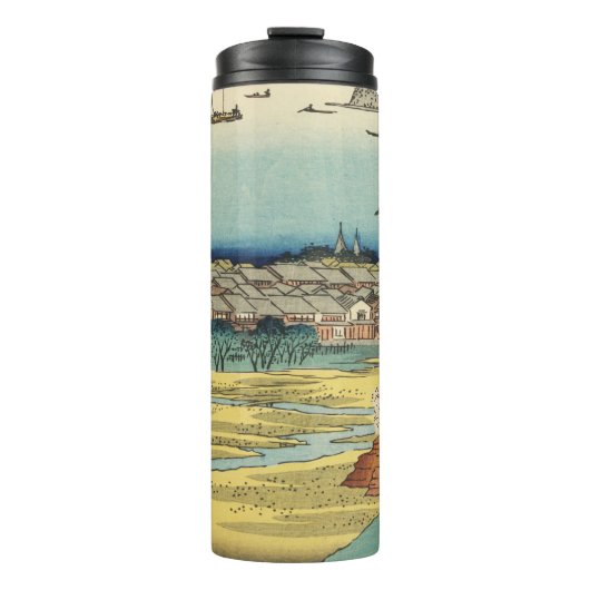 Shinagawa, Japan:  Woodblock Print Thermosbeker (Voorkant)