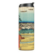 Shinagawa, Japan:  Woodblock Print Thermosbeker (Gedraaid links)