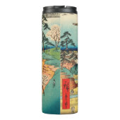 Shinagawa, Japan:  Woodblock Print Thermosbeker (Achterkant)