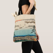 Shinagawa, Japan:  Woodblock Print Tote Bag (Dichtbij)