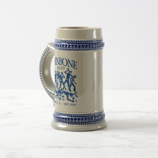 Shinbone Alley Beer Stein Bierpul (Voorkant links)