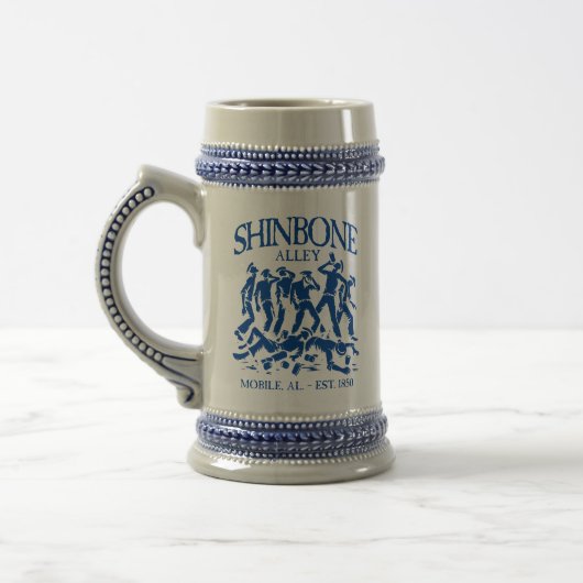 Shinbone Alley Beer Stein Bierpul (Links)