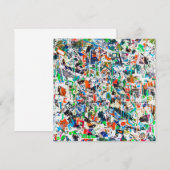 Shindig 6 Platte Kaart (Voorkant / Achterkant)