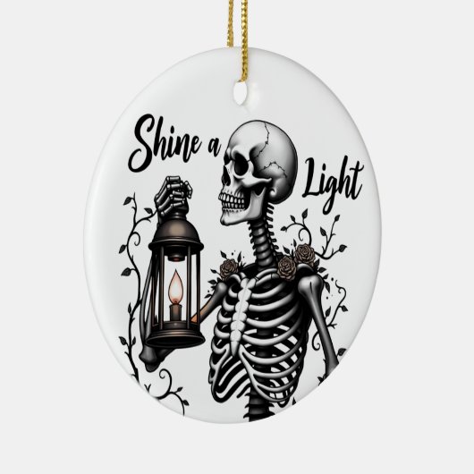 Shine a Light Skeleton Ornament (Rechts)