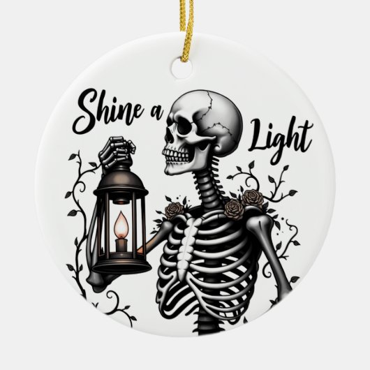 Shine a Light Skeleton Ornament (Voorkant)