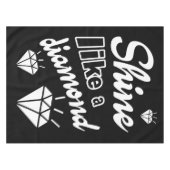 Shine als een diamant tafelkleed (Voorkant (Horizontaal))