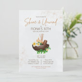 Shine and Unwind Spa Dag Verjaardag Bash Uitnodigi Kaart (Staand voorkant)