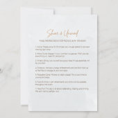 Shine and Unwind Spa Dag Verjaardag Bash Uitnodigi Kaart (Achterkant)