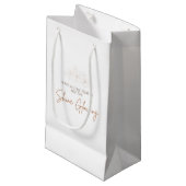 Shine and Unwind Spa Day Party Gift Bag Klein Cadeauzakje (Voorkant Gekanteld)