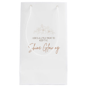 Shine and Unwind Spa Day Party Gift Bag Klein Cadeauzakje