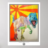 Shine-asaurus Poster (Voorkant)
