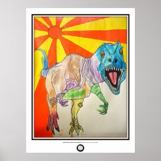 Shine-asaurus Poster (Voorkant)