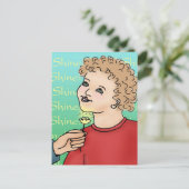 Shine. Briefkaart (Staand voorkant)