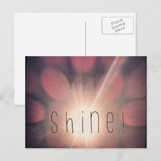 Shine-Briefkaart Briefkaart (Voorkant / Achterkant)