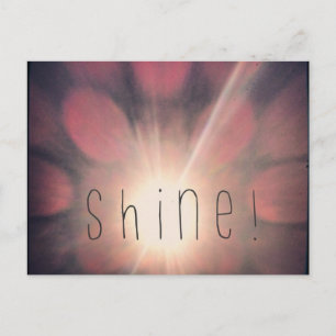 Shine-Briefkaart Briefkaart