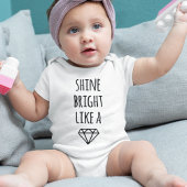 Shine Bright als een diamant Baby-pak Romper