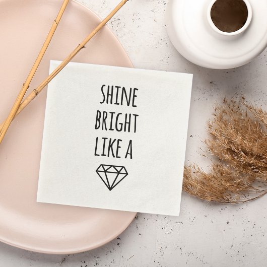 Shine Bright als een Diamond Cocktail Napkins Servetten