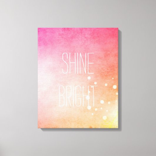 Shine Bright Canvas Afdruk (Voorkant)