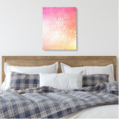 Shine Bright Canvas Afdruk (Insitu (Slaapkamer))
