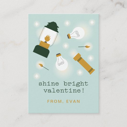 Shine Bright Class Valentijn Kaart (Voorkant)