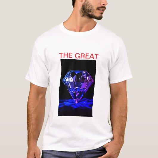 "Shine Bright: Diamond-geïnspireerde T-Shirt Desig (Voorkant)