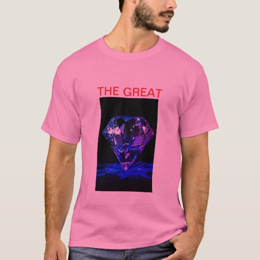 "Shine Bright: Diamond-geïnspireerde T-Shirt Desig (Voorkant)