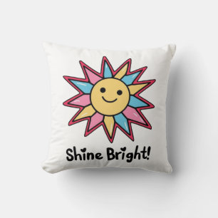 Shine Bright: een kleurrijk zonnescherm Kussen