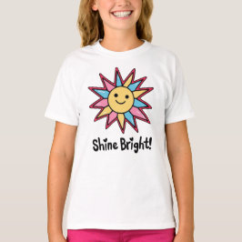 Shine Bright: een kleurrijk zonnescherm T-shirt