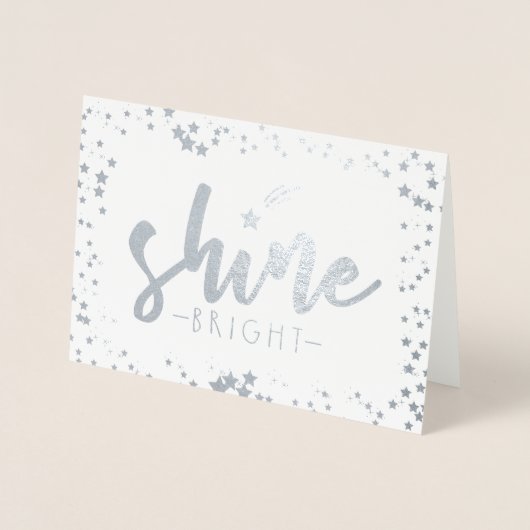 Shine Bright Folie Kaarten (Voorkant)