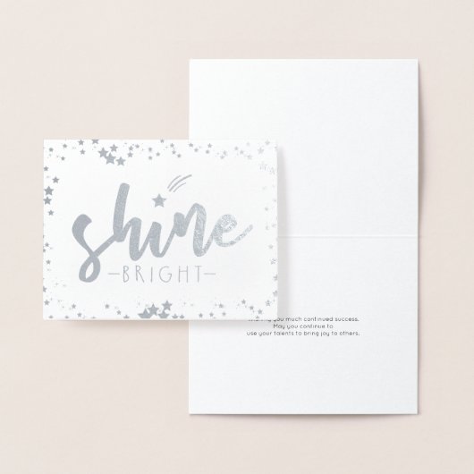 Shine Bright Folie Kaarten (Display)