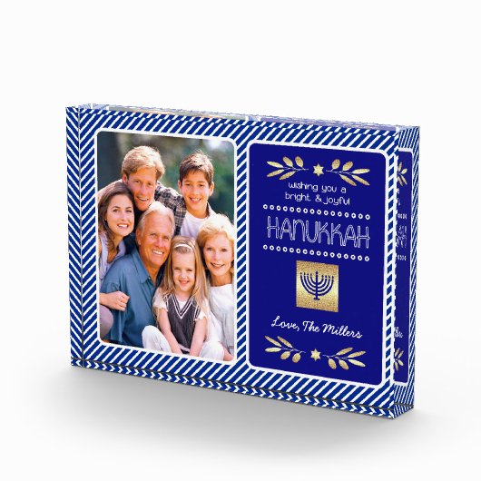 Shine & Bright Hanukkah Custom Fotoblokken (Rechts)