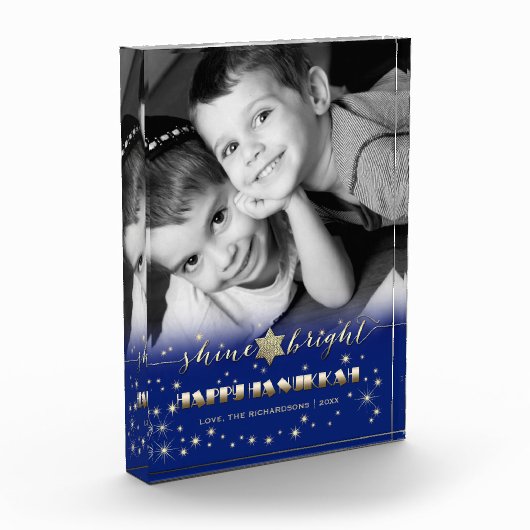 Shine & Bright Hanukkah Custom Fotoblokken (Links)