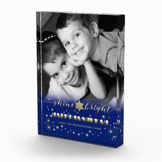Shine & Bright Hanukkah Custom Fotoblokken (Rechts)