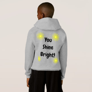 'Shine Bright' Hoodie Kind/Young Adult (grijs)