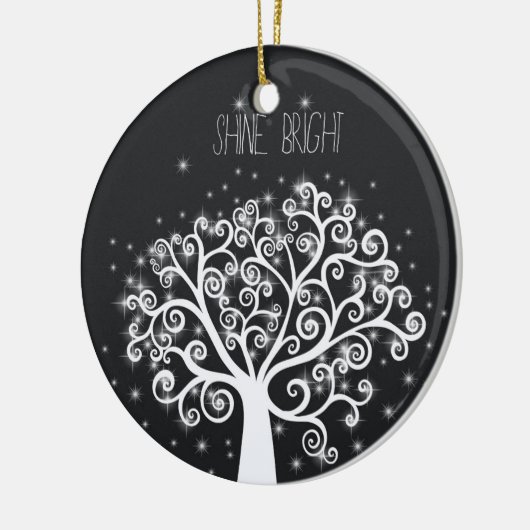 Shine Bright Keramisch Ornament (Links)