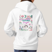Shine Bright - Licht en positiviteit omarmen 2025 Hoodie (Achterkant)