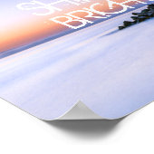 Shine Bright Lighthouse pasta Sunset Rocky Beach Poster (Hoek)