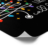 Shine Bright Like A Call Light Nurse Christmas Lig Poster (Hoek)