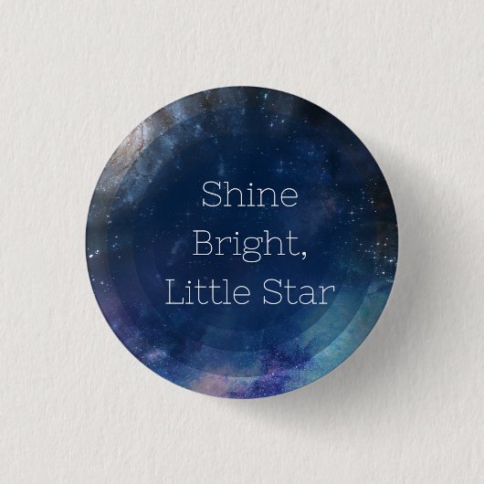 Shine Bright Little Star Ronde Button 3,2 Cm (Voorkant)