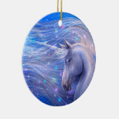 Shine Bright Magical Unicorn Keramisch Ornament (Rechts)