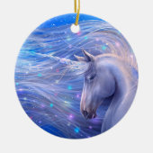 Shine Bright Magical Unicorn Keramisch Ornament (Voorkant)