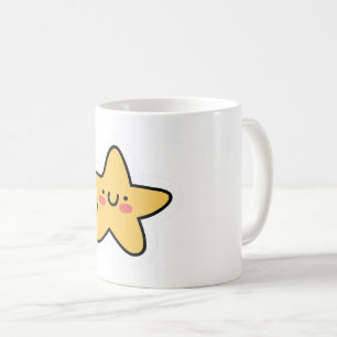 Shine Bright Mok – Fun Star Sticker Design voor Ki