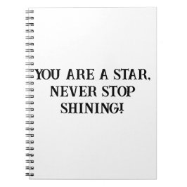 Shine Bright Motivatie Kinder Notitieboek
