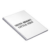 Shine Bright Motivatie Notitieboek voor kinderen (Rechterzijde)