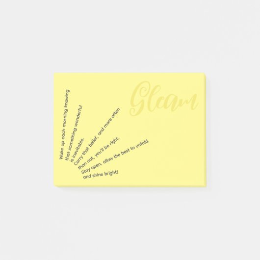 Shine Bright Post-it-Note Post-it® Notes (Voorkant)