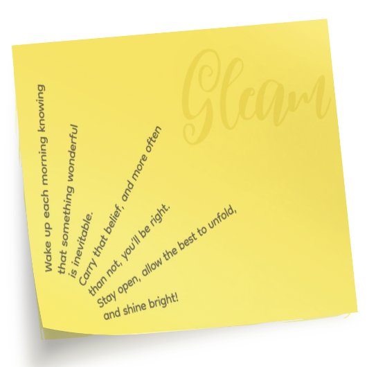 Shine Bright Post-it-Note Post-it® Notes