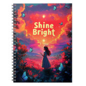 Shine Bright Princess Journal – kleurrijk Notitieb Notitieboek (Voorkant)