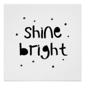 Shine Bright Stars Perfect Poster (Voorkant)