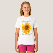 Shine Bright Sunflower T-shirt (Voorkant volledig)